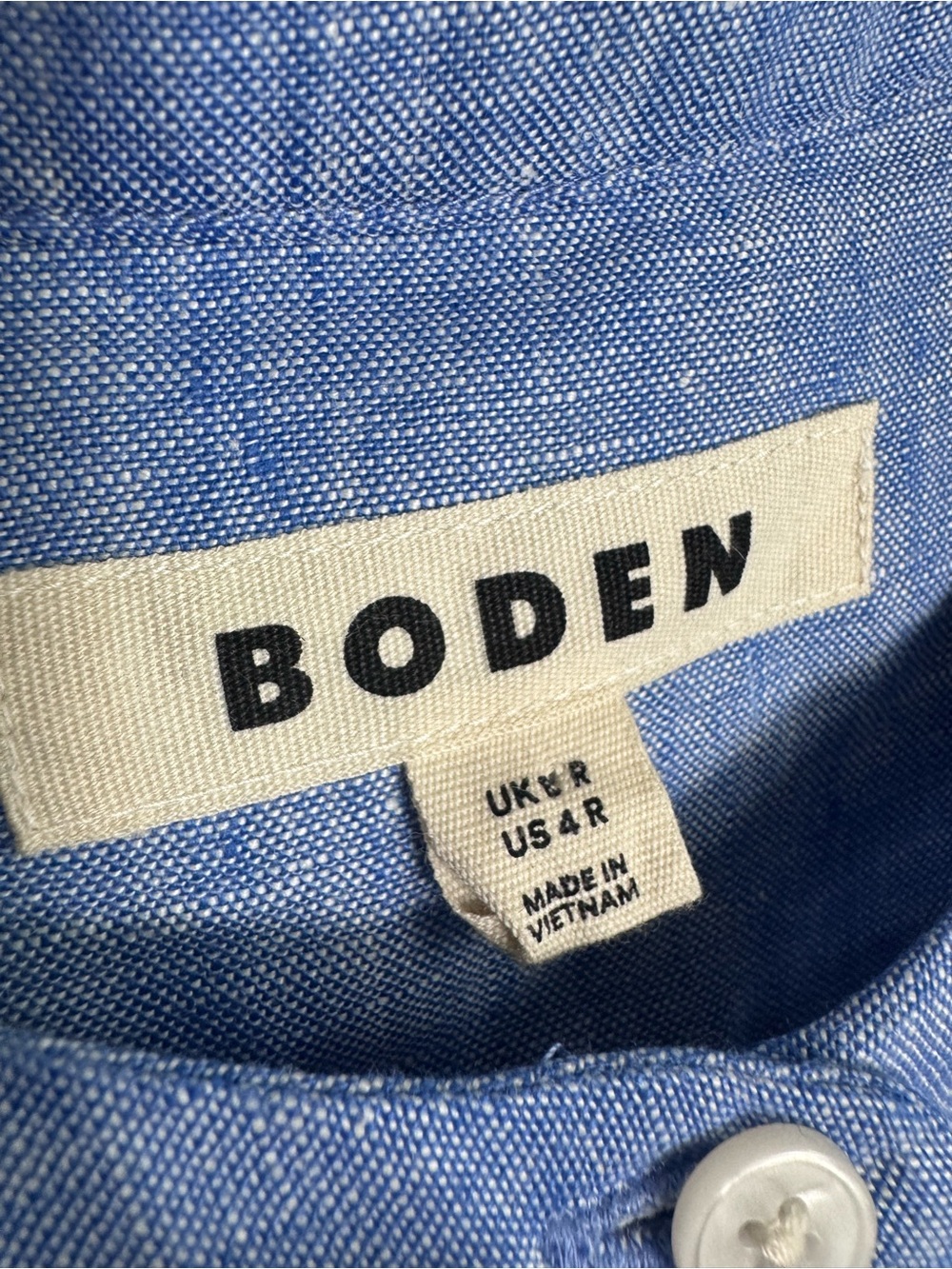 Boden Ivy Button Linen Midi Dress
Summer Blue Chambray 4R - Picture 4 of 4